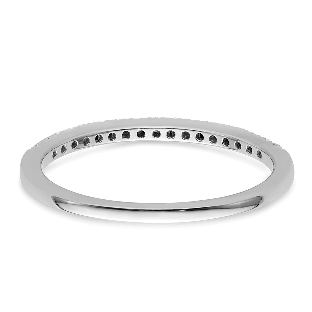 14K White Gold Lab Grown Diamond VS/SI+ G+ Wedding Band Ring