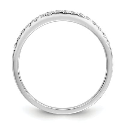 14k White Gold 1/4 Ct. Lab Grown Diamond VS/SI+ G+ Wedding Band Ring