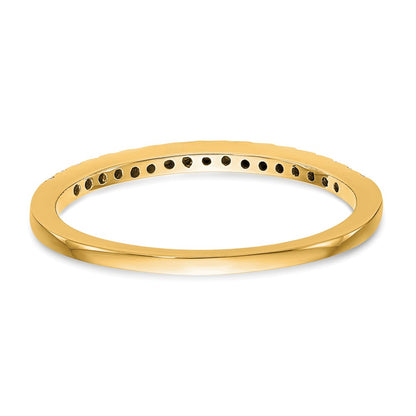 14k Yellow Gold 1/4 Ct. Lab Grown Diamond VS/SI+ G+ Complete Wedding Band