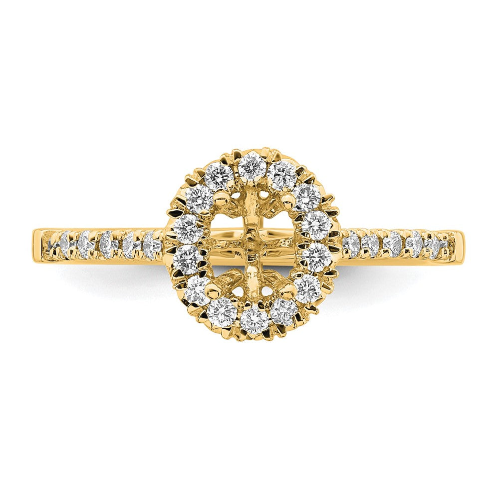 14K Yellow Gold True Origin Lab Grown Diamond Vs+ F+ Complete Oval Halo Eng. R