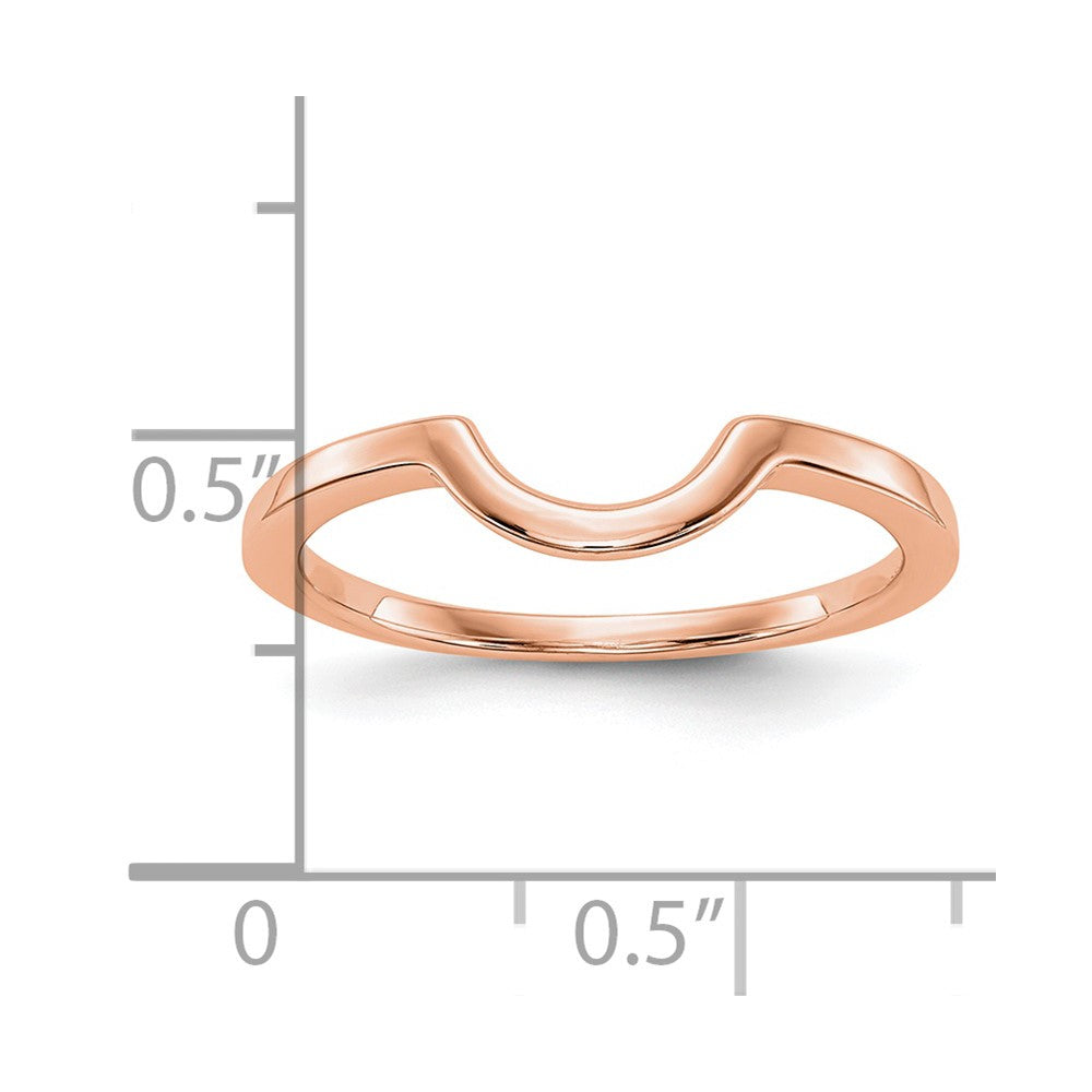 14K Rose Gold Wedding Band