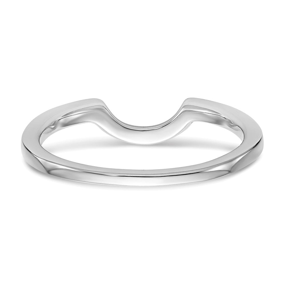 Platinum Contour Wedding Band