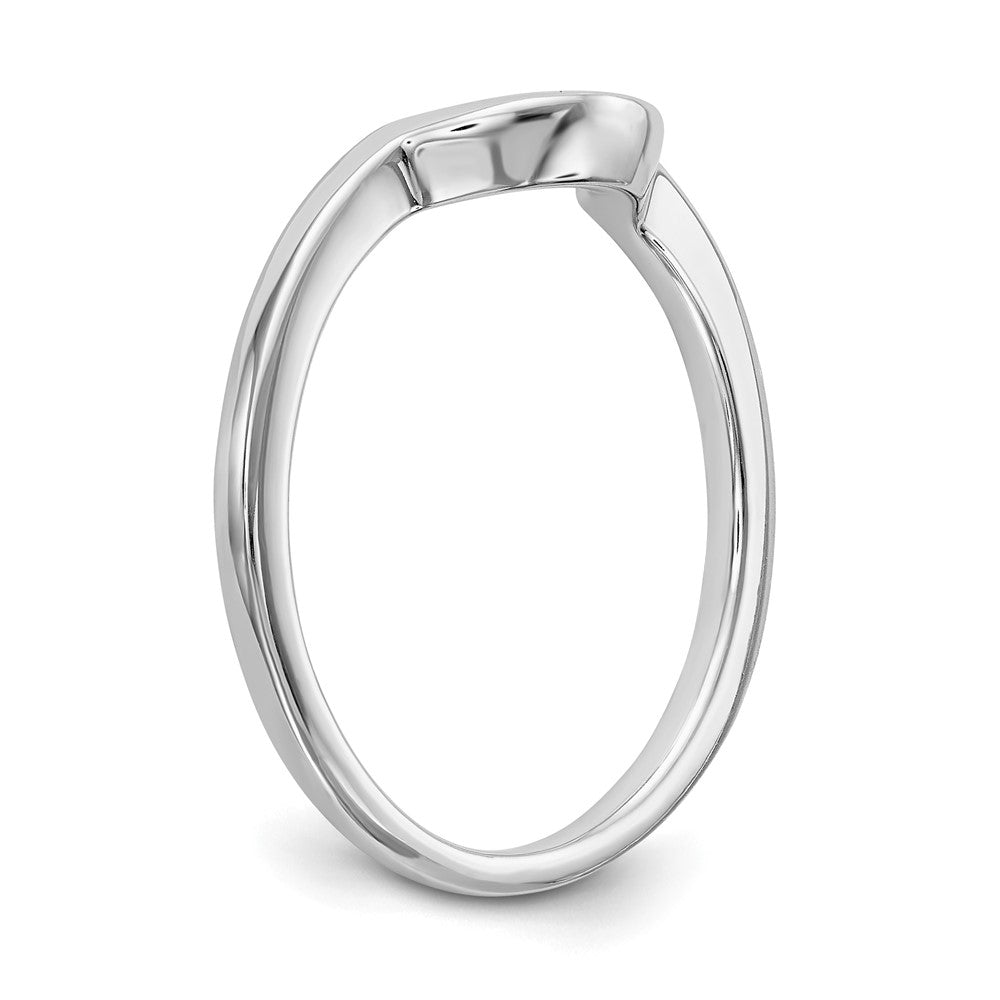 Platinum Contour Wedding Band