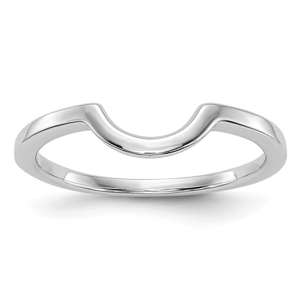 Platinum Contour Wedding Band