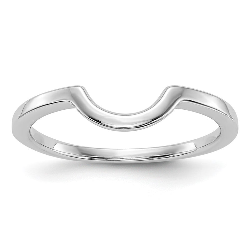 Platinum Contour Wedding Band