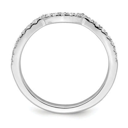 14K White Gold True Origin 1/4 Carat Lab Grown Diamond Vs/Si D E F Wedding Band