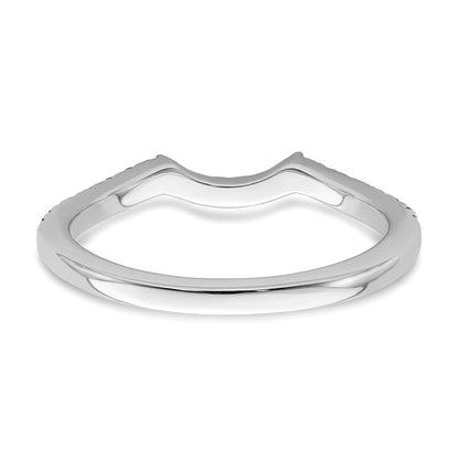 14K White Gold True Origin 1/4 Carat Lab Grown Diamond Vs/Si D E F Wedding Band