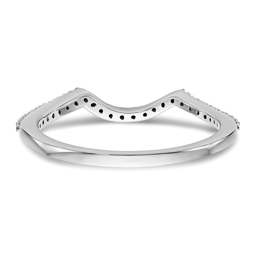 14K White Gold Lab Grown Vs/Si+ G+ Dia Wedding Band