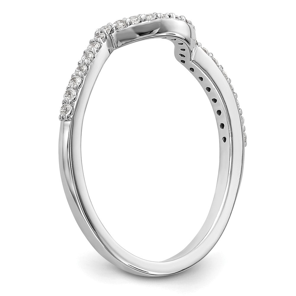 14K White Gold Lab Grown Vs/Si+ G+ Dia Wedding Band