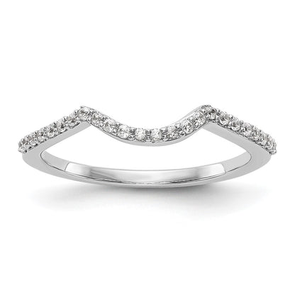 14K White Gold Lab Grown Vs/Si+ G+ Dia Wedding Band