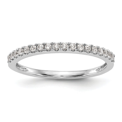 14k White Gold 1/5 Ct. Lab Grown Diamond VS/SI+ G+ Wedding Band Ring