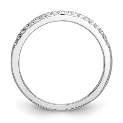 14K Rose Gold Real Diamond Wedding Band