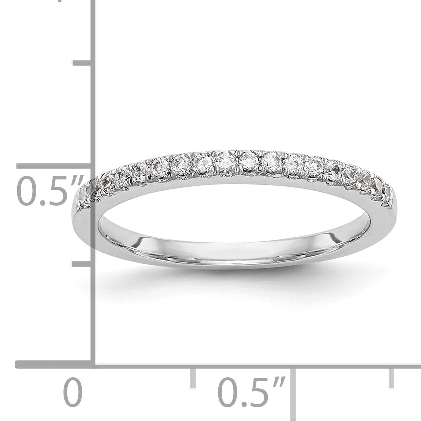 14K Rose Gold Real Diamond Wedding Band
