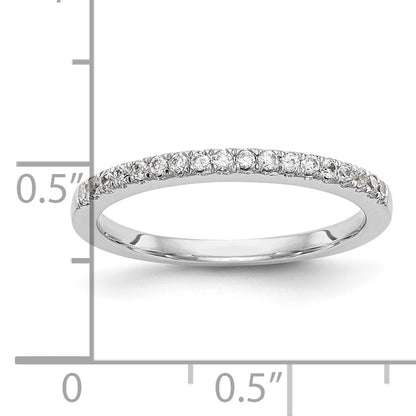 14K Rose Gold Real Diamond Wedding Band