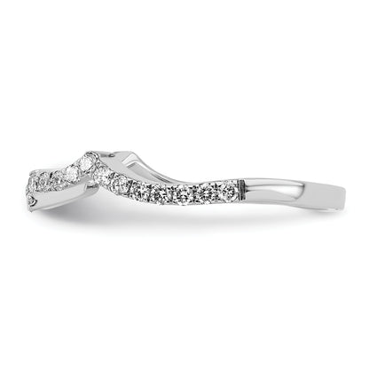 14K White Gold True Origin 3/8 Carat Lab Grown Diamond Vs/Si D E F Wedding Band
