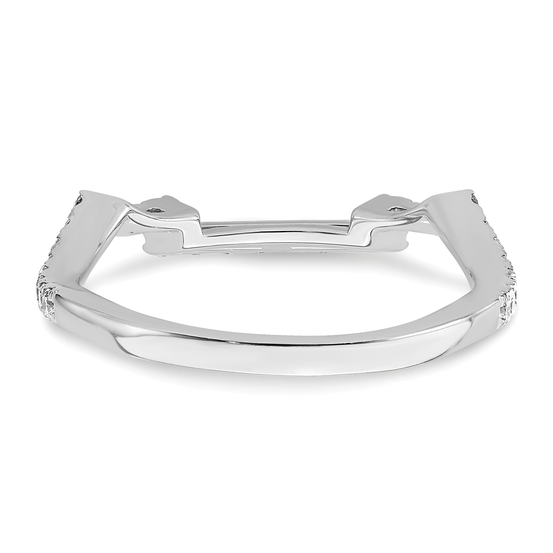 14K White Gold True Origin 3/8 Carat Lab Grown Diamond Vs/Si D E F Wedding Band