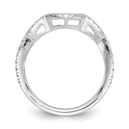 14K White Gold True Origin 1/3 Carat Lab Grown Diamond Vs/Si D E F Wedding Band