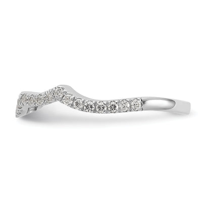 14K White Gold True Origin 1/3 Carat Lab Grown Diamond Vs/Si D E F Wedding Band