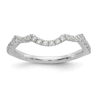 14K White Gold True Origin 1/3 Carat Lab Grown Diamond Vs/Si D E F Wedding Band