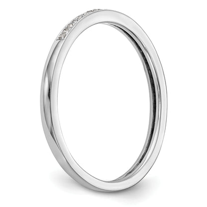 10K White Gold Lab Grown VS/SI+ G+ Diamond Set of 2 Wedding Band Rings