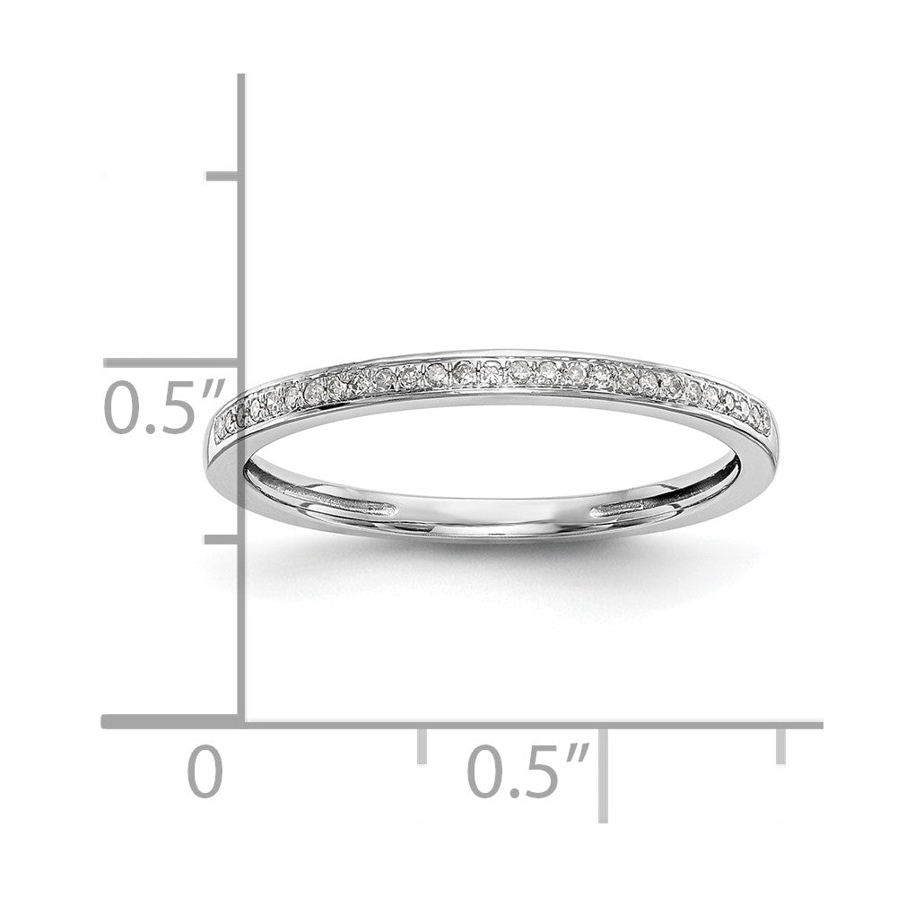14K White Gold Lab Grown VS/SI+ G+ Diamond Set of 2 Wedding Band Rings
