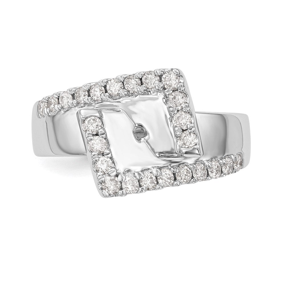 14k White Gold 1/2 Ct. Lab Grown Diamond VS/SI+ G+ Pet Set Engagement Ring