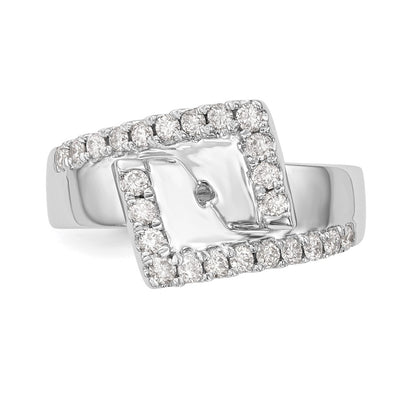 14k White Gold 1/2 Ct. Lab Grown Diamond VS/SI+ G+ Pet Set Engagement Ring