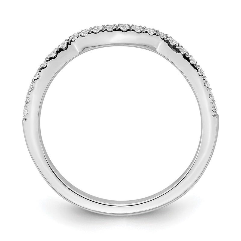 14K White Gold True Origin 1/5 Carat Lab Grown Diamond Vs/Si D E F Wedding Band