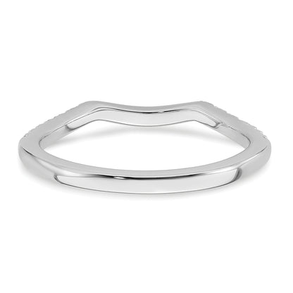 14K White Gold True Origin 1/5 Carat Lab Grown Diamond Vs/Si D E F Wedding Band