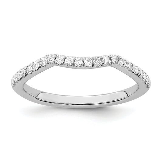 14K White Gold True Origin 1/5 Carat Lab Grown Diamond Vs/Si D E F Wedding Band