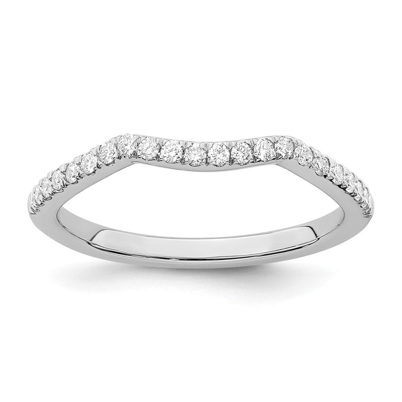 14K White Gold True Origin 1/5 Carat Lab Grown Diamond Vs/Si D E F Wedding Band