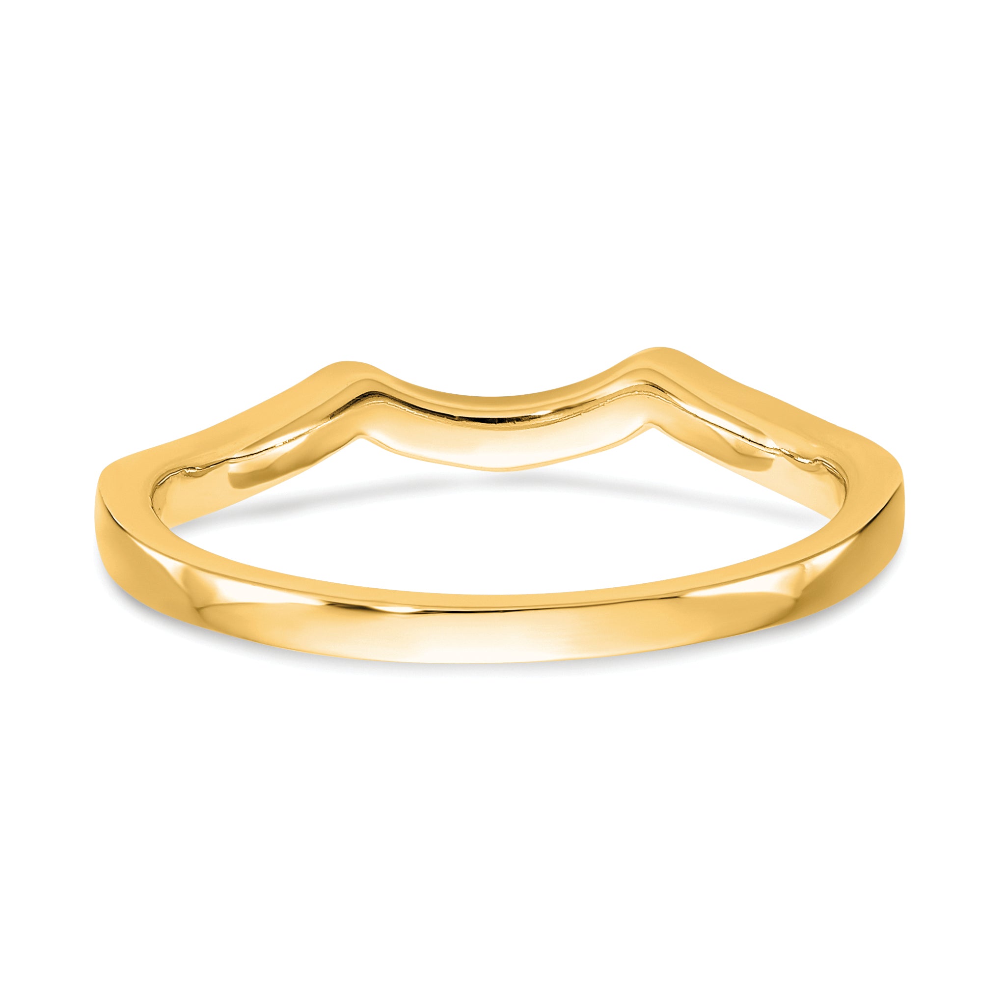 14K Yellow Gold Diamond Wedding Band