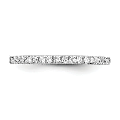 14K White Gold Lab Grown Diamond VS/SI+ G+ Wedding Band Ring