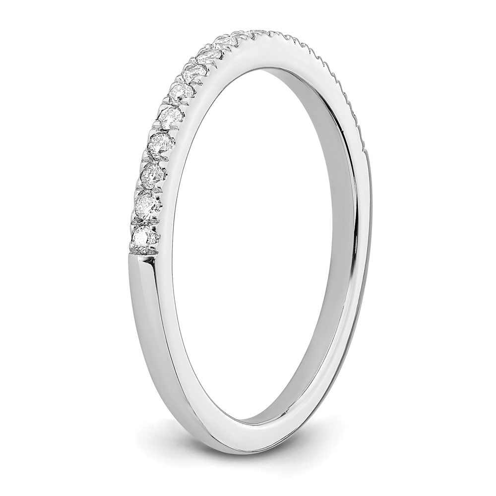 14K White Gold Lab Grown Diamond VS/SI FGH Wedding Band Ring