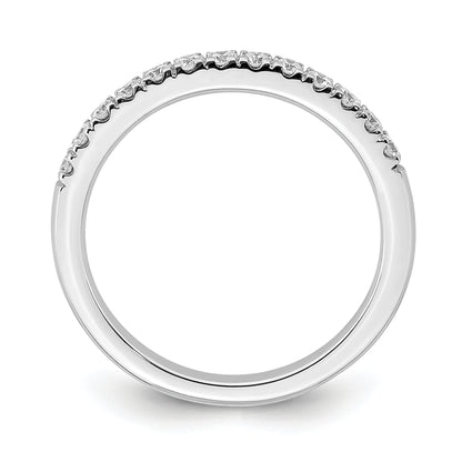 14K White Gold Lab Grown Diamond VS/SI FGH Wedding Band Ring