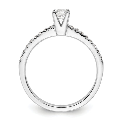 14K White Gold Lab Grown Diamond VS/SI+ G+ Engagement Ring