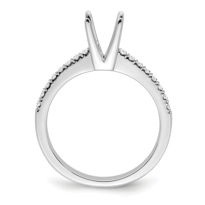 14K White Gold Lab Grown Diamond VS/SI FGH Engagement Ring