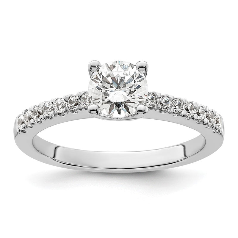 14K White Gold Lab Grown Diamond VS/SI+ G+ Engagement Ring