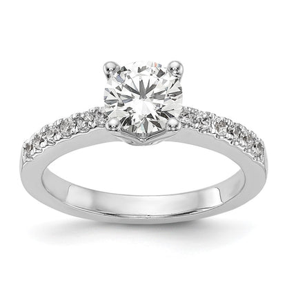 14K White Gold Lab Grown Diamond VS/SI+ G+ Engagement Ring
