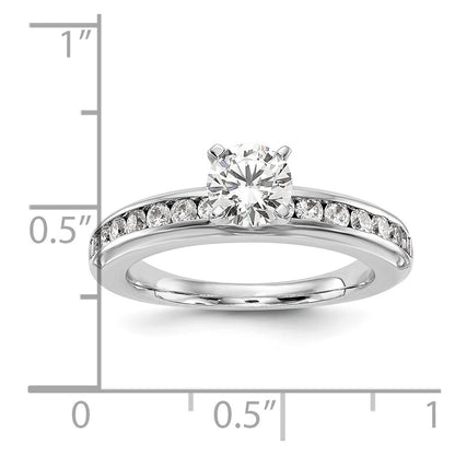 14K White Gold Lab Grown Diamond VS/SI FGH Engagement Ring