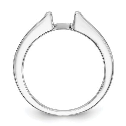 14k White Gold 1/4 Ct. Lab Grown Diamond VS/SI+ G+ Semi Mount Peg Set Engagement Ring
