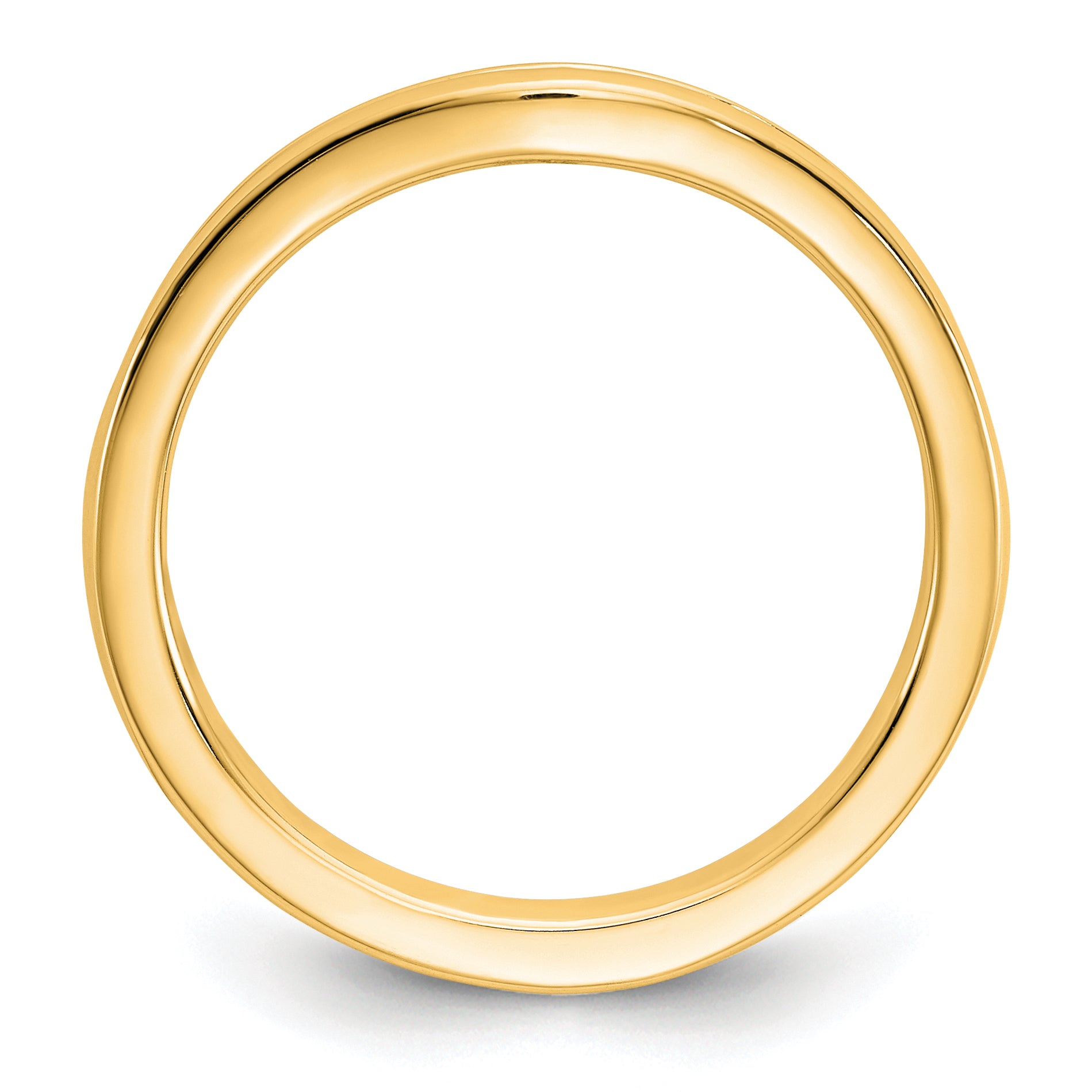 14K Yellow Gold Diamond Wedding Band
