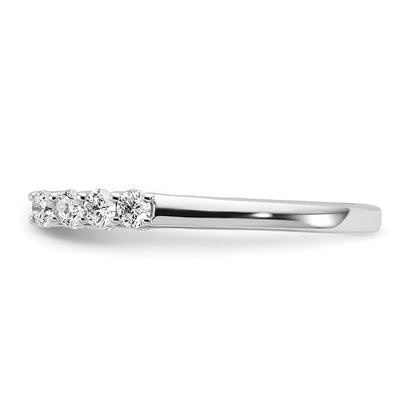 14k White Gold 1/2 Ct. Lab Grown Diamond VS/SI+ G+ Peg Set Engagement Ring