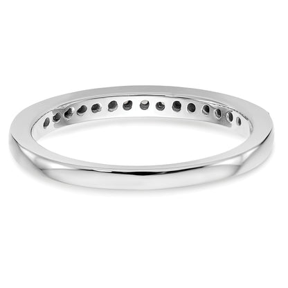14k White Gold 1/4 Ct. Lab Grown Diamond VS/SI+ G+ Wedding Band Ring