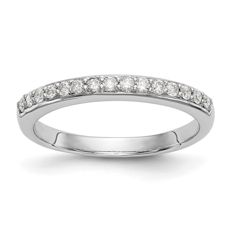 14k White Gold 1/4 Ct. Lab Grown Diamond VS/SI+ G+ Wedding Band Ring