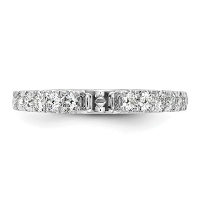 14k White Gold 1/2 Ct. Lab Grown Diamond VS/SI+ G+ Peg Set Engagement Ring