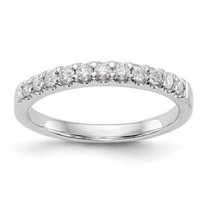 14k White Gold 1/3 Ct. Lab Grown Diamond VS/SI+ G+ Wedding Band Ring