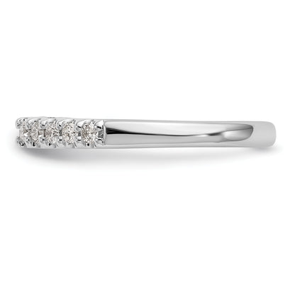 14K White Gold Peg Set 1/3 Carat Diamond Semi Mount Engagement Ring
