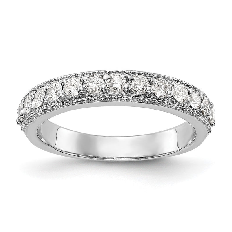 14K White Gold True Origin 1/2 Carat Lab Grown Diamond Vs/Si D E F Wedding Band