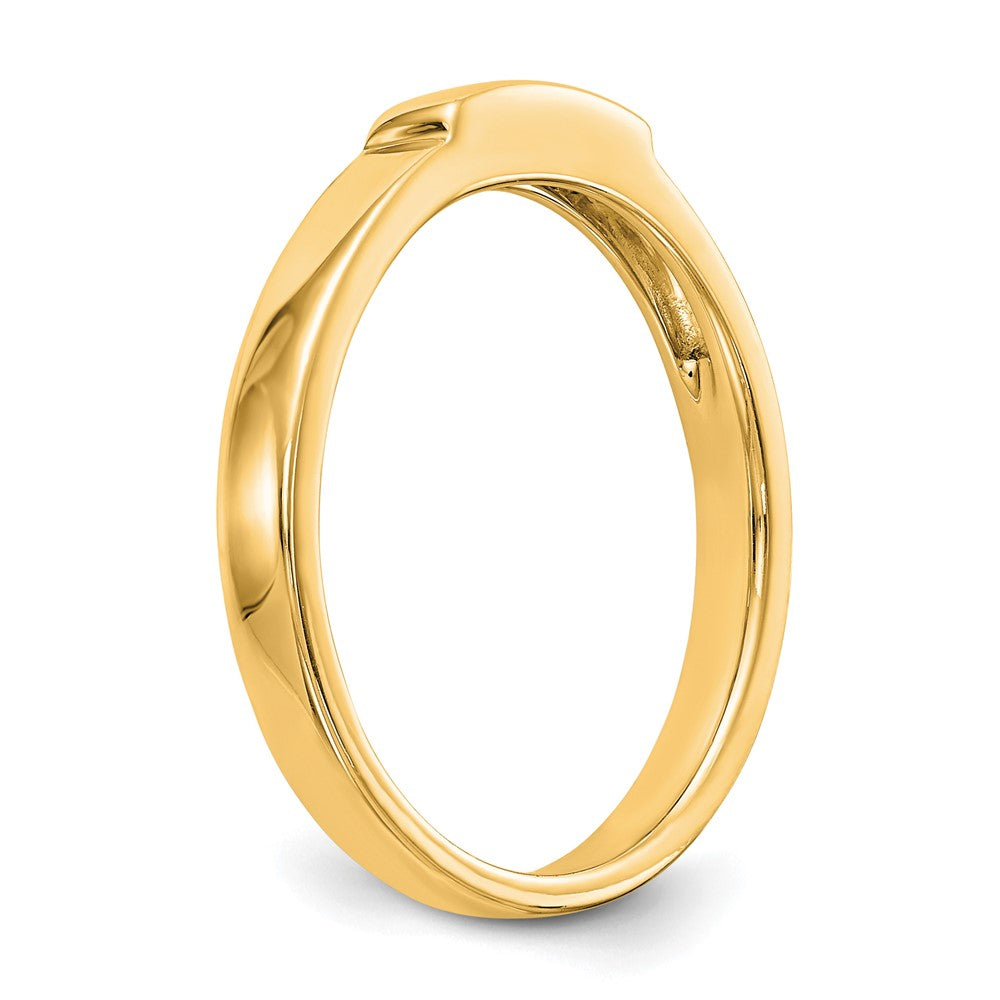 14K Yellow Gold Wedding Band Ring